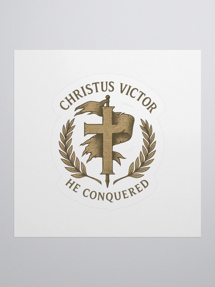 Christus Victor sticker product image (1)