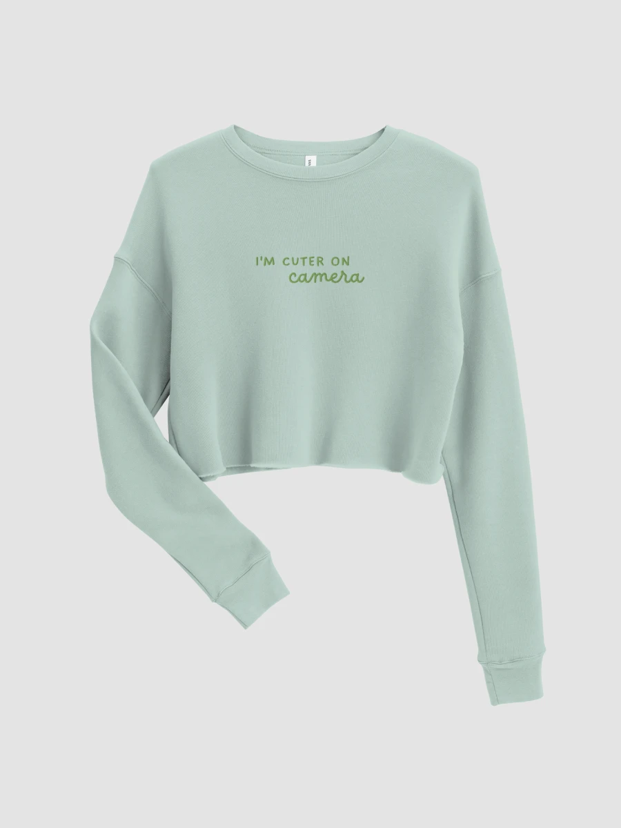 Cuter on Camera Crop Sweater - Mint product image (1)