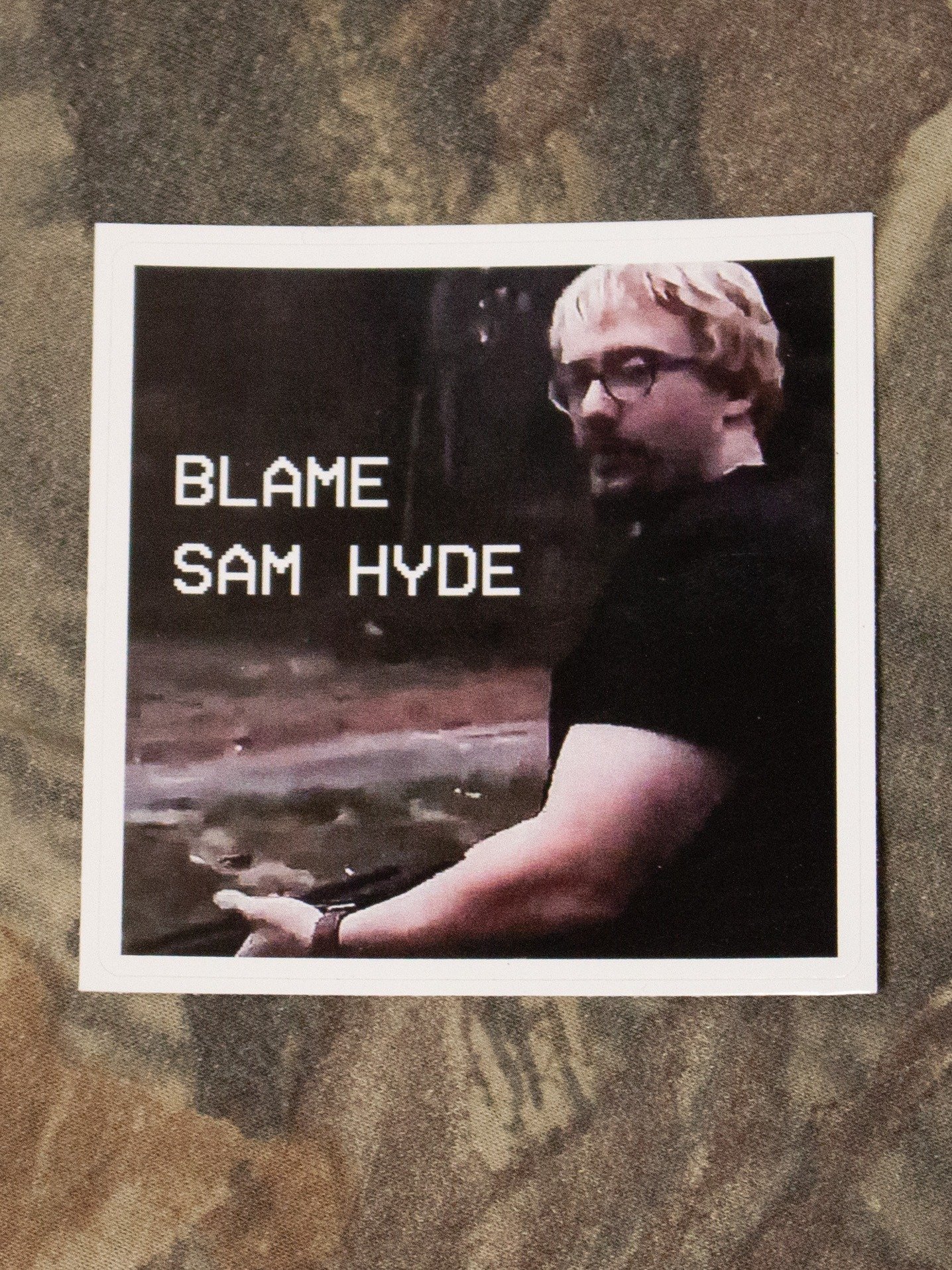 BLAME SAM HYDE STICKER product image (1)