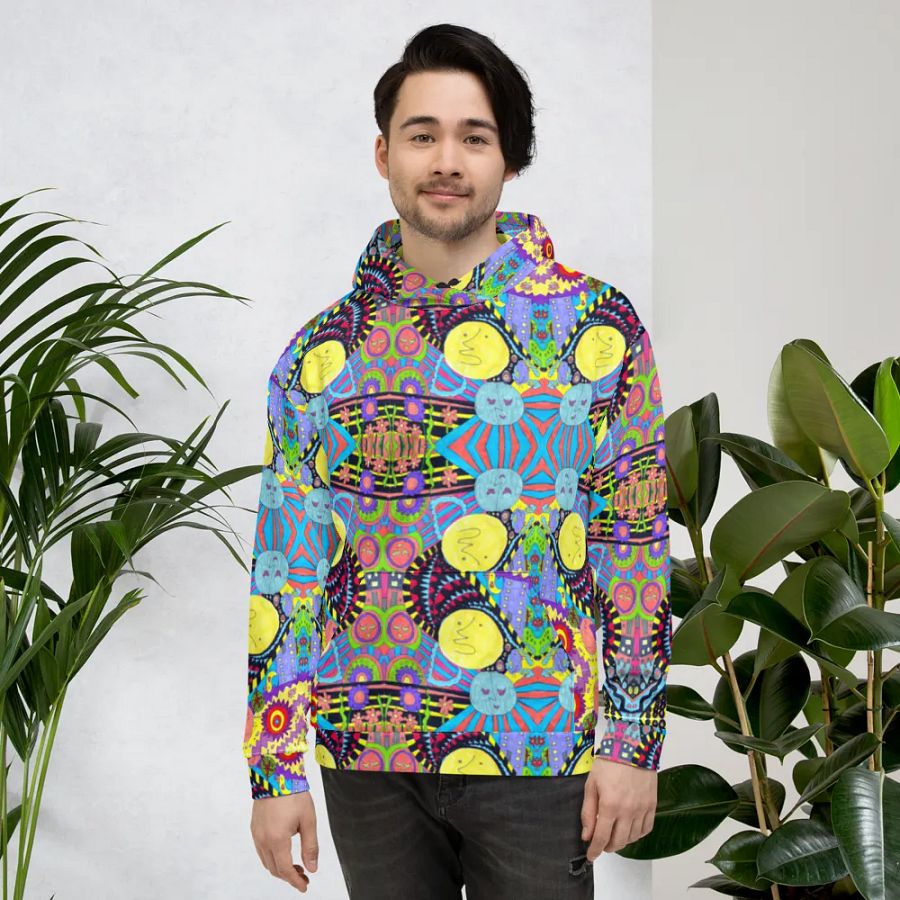 Abstract Dream Fantasy Design Unisex Pull Over Hoodie product image (6)