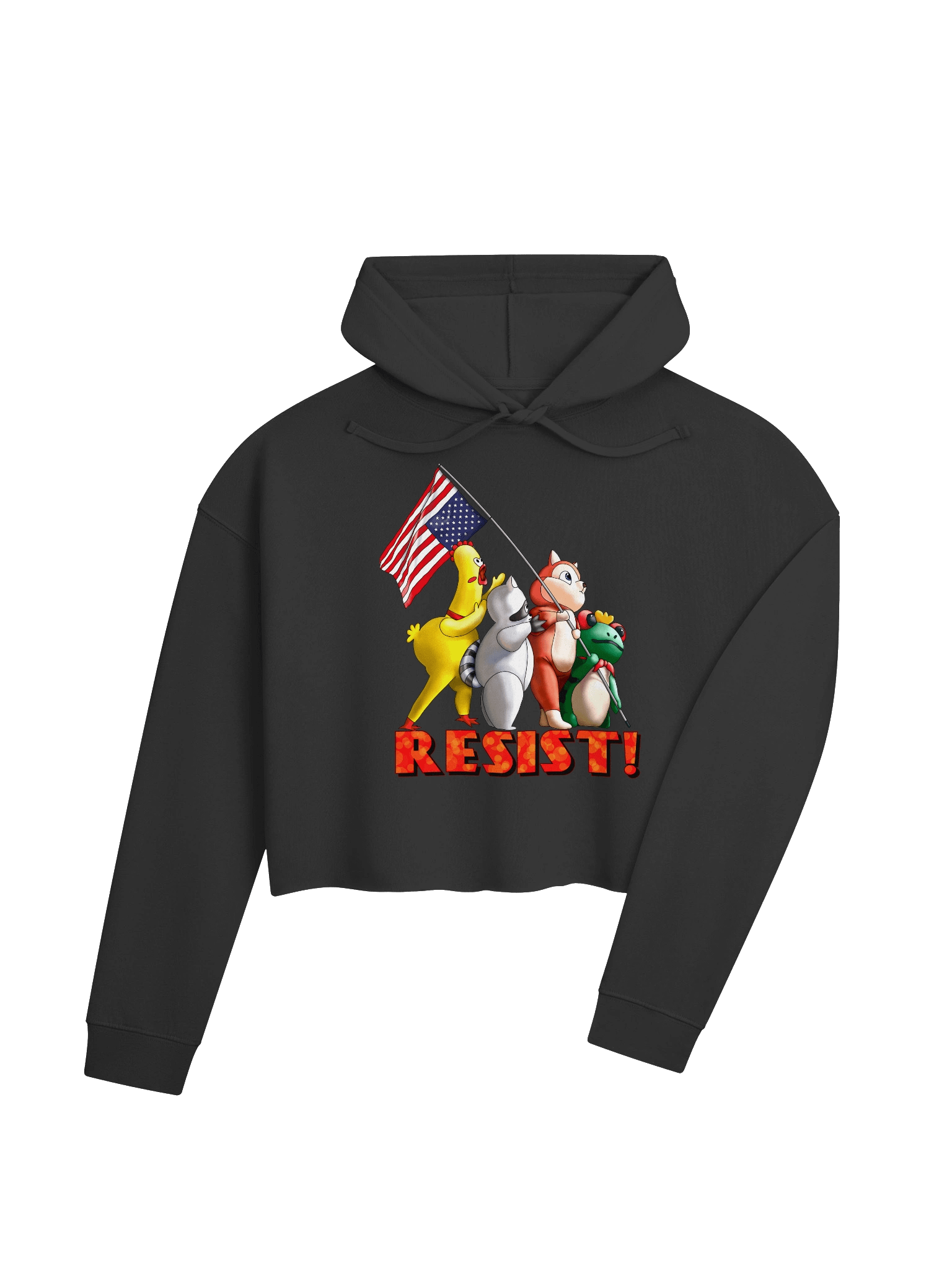 Resist! Crop Hoodie product image (24)