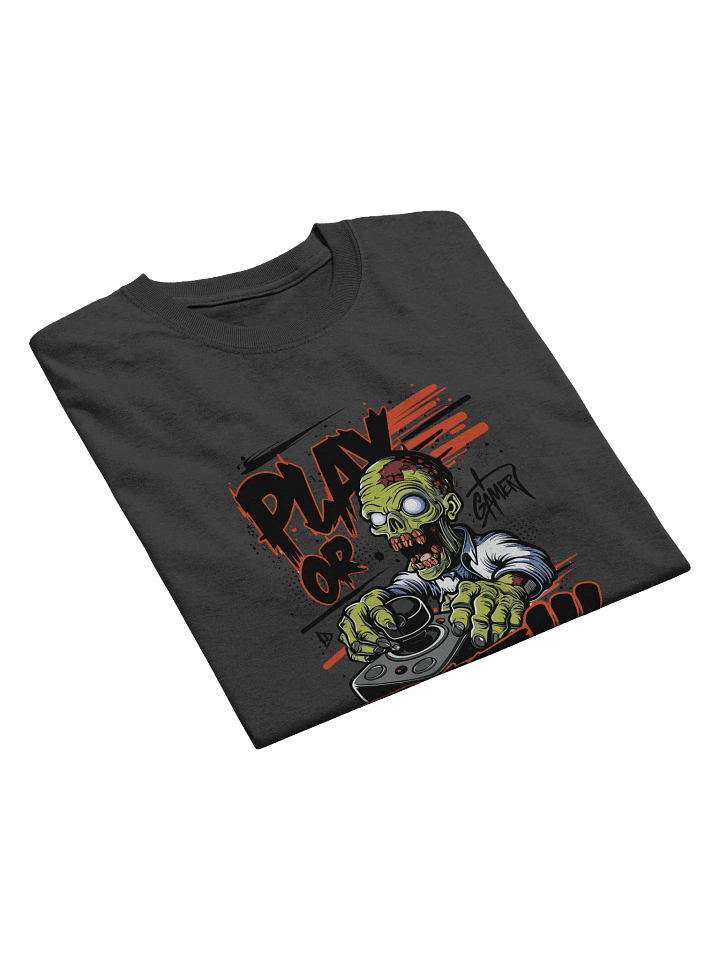 Play or Die! Heavyweight Printed T-Shirt product image (2)