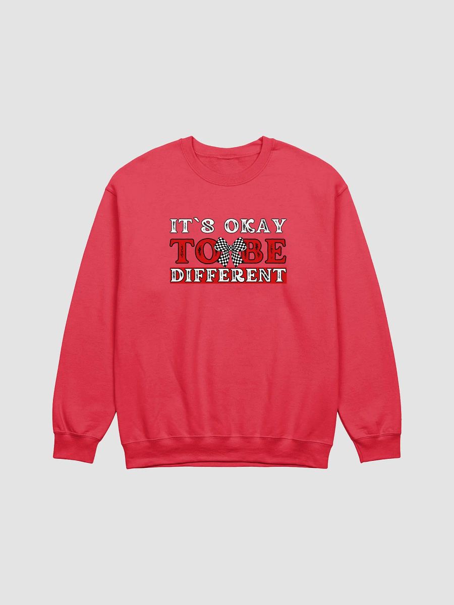 It`s Okay To be Different Checkered Gildan Sweatshirt product image (3)