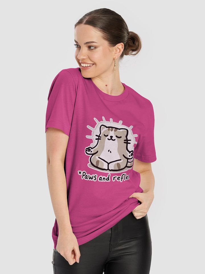 Paws and reflect dark t-shirt 1 product image (2)