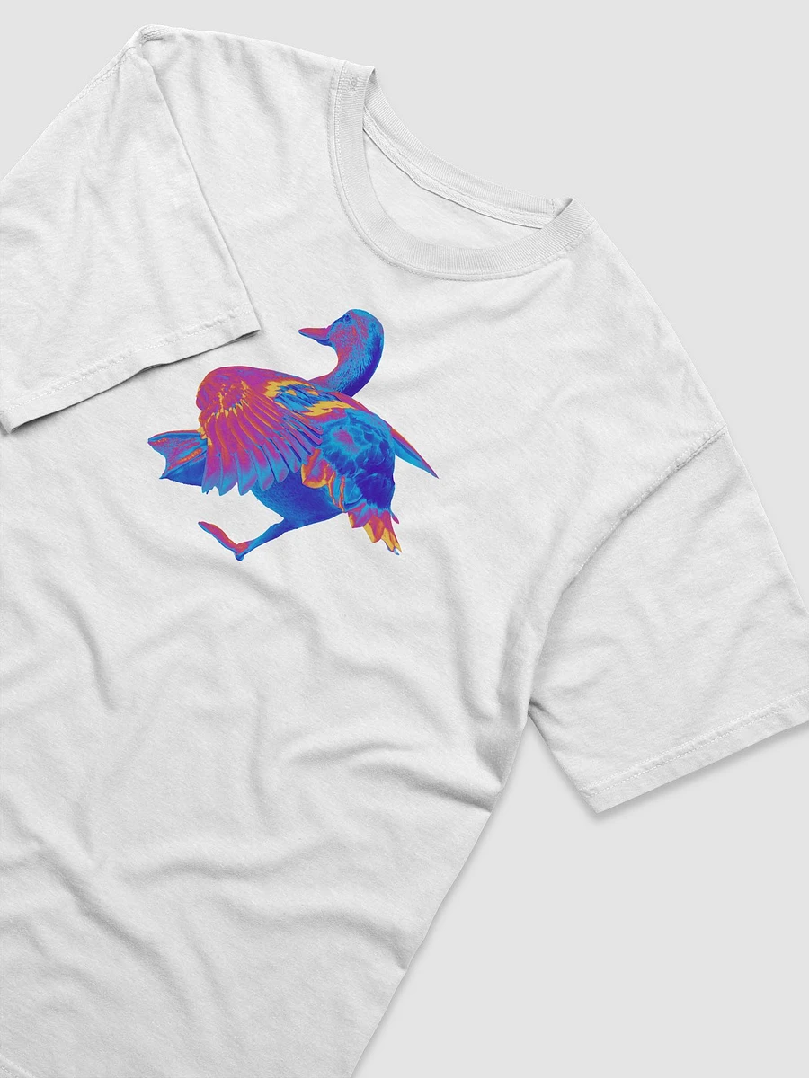 Funky Neon Pink and Blue Duck T Shirt Design product image (3)