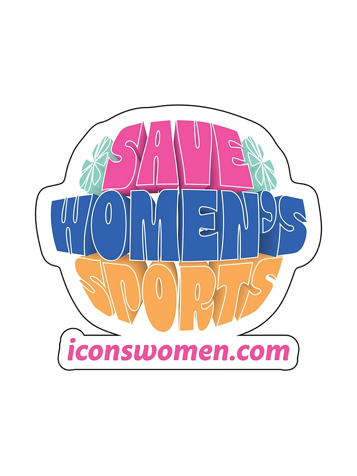 Save Women's Sports Kiss-Cut Sticker product image (1)