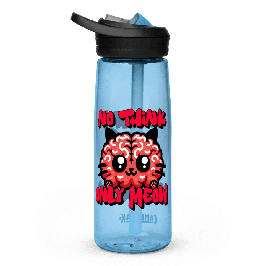 No think only meow sports bottle product image (61)