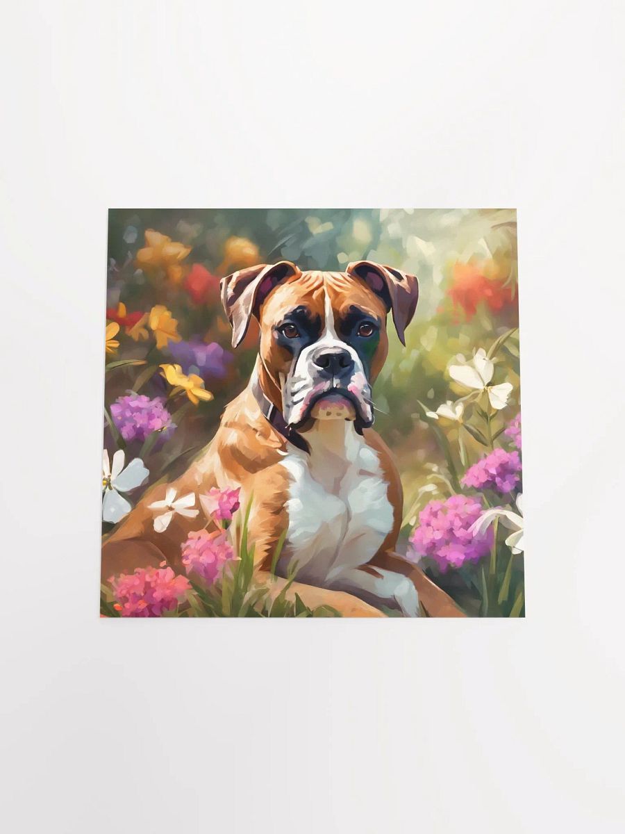 Square Boxer Dog Poster product image (17)