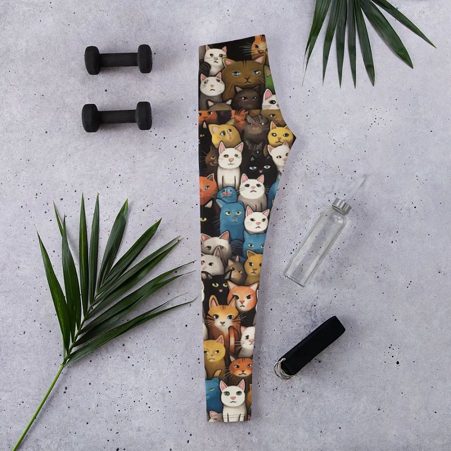 Leggings for Women – Cute Kittens Print for Adorable & Comfortable Style product image (2)