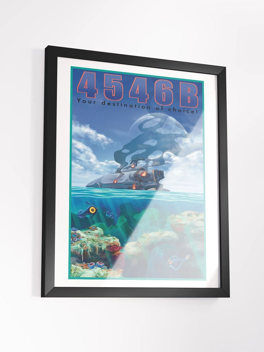 4546B Subnautica poster (Framed) product image (3)