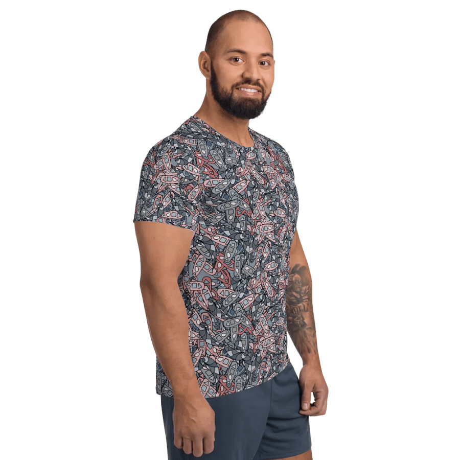 Shapes in Motion | Men´s Athletic T-Shirt product image (4)