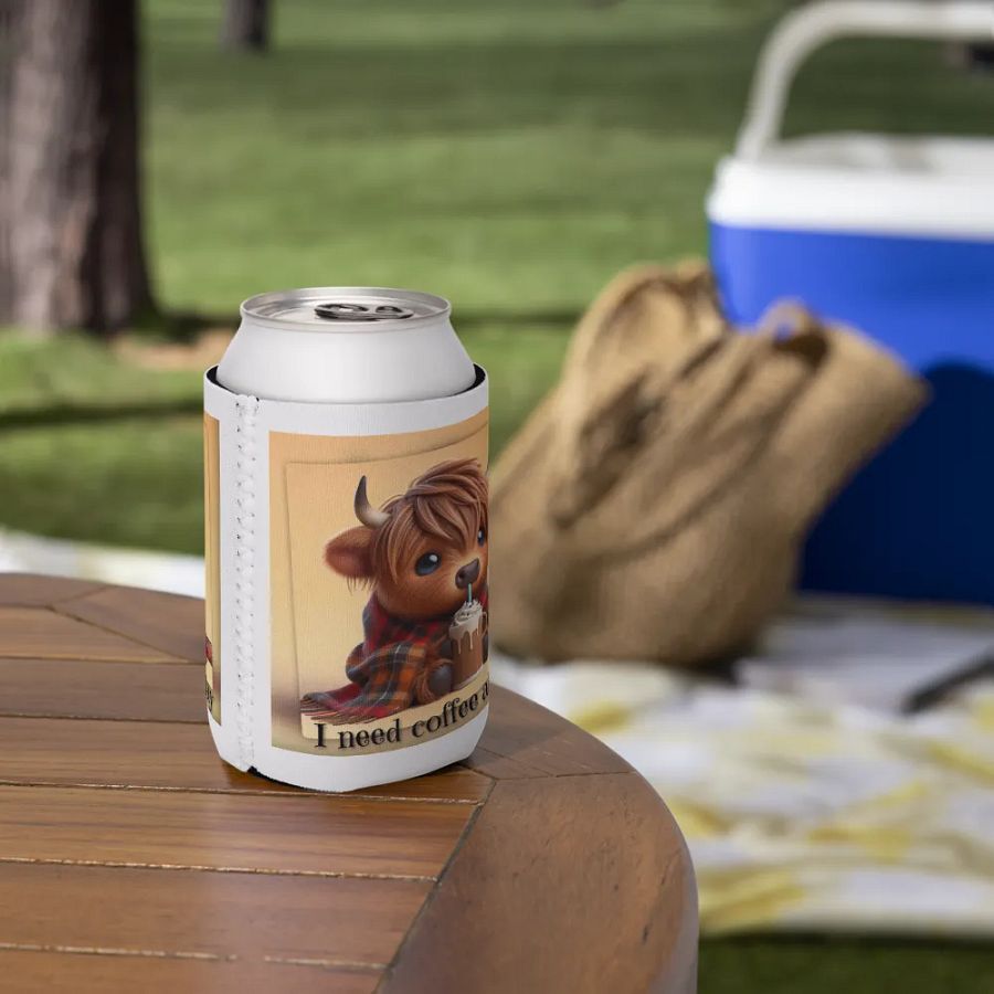 Coffee Cow Can Cooler product image (7)