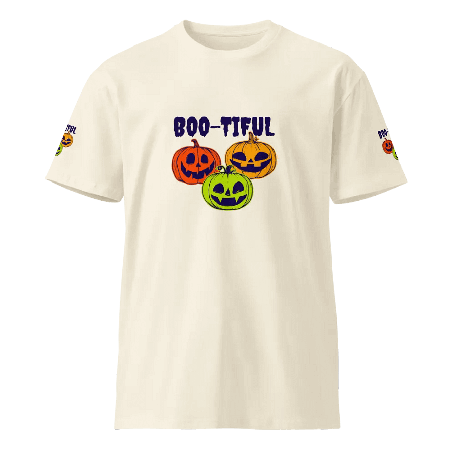 Boo-tiful Halloween Pumpkins Unisex T-Shirt product image (2)