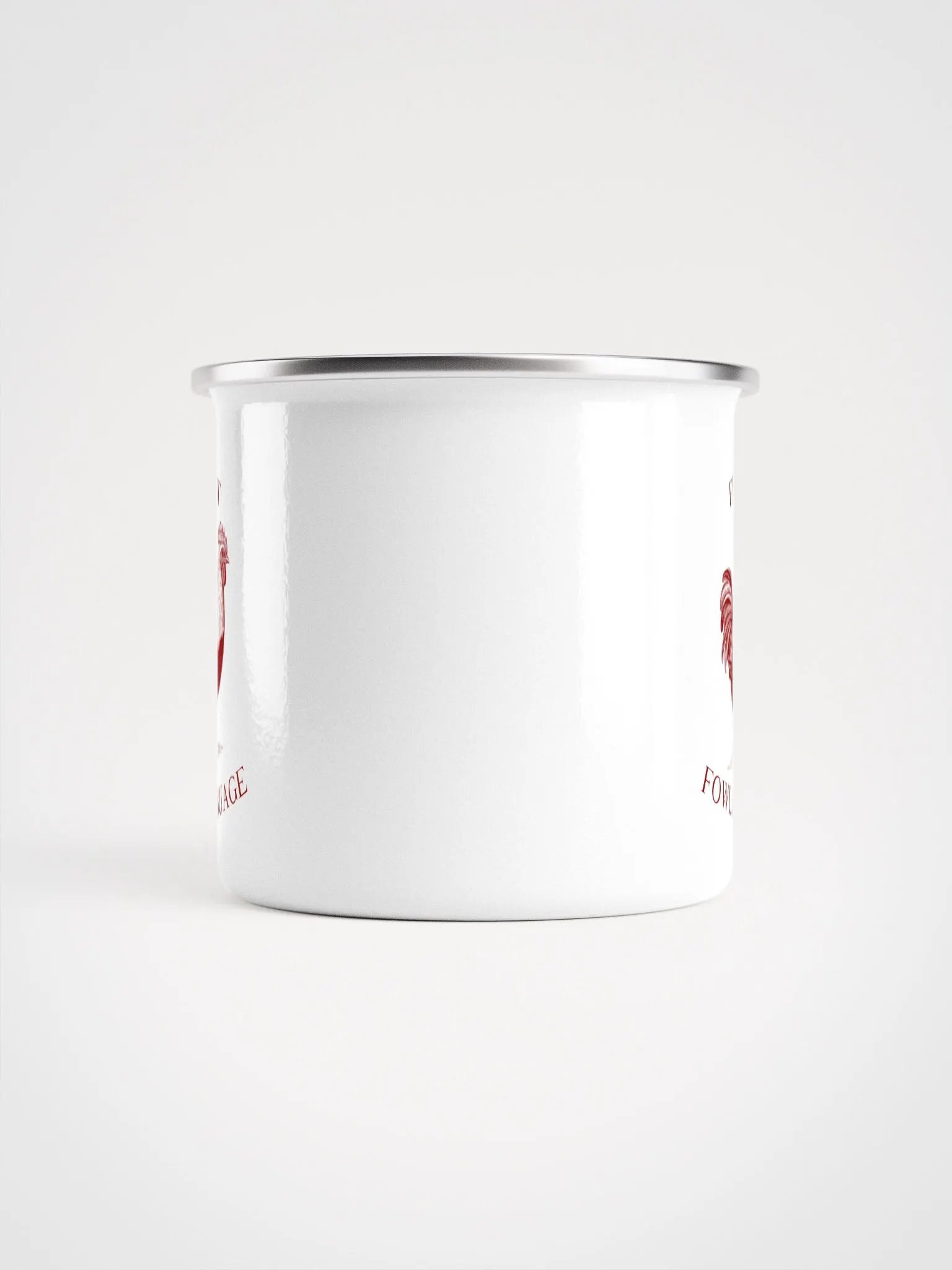 "Fluent in fowl language" ceramic mug product image (4)