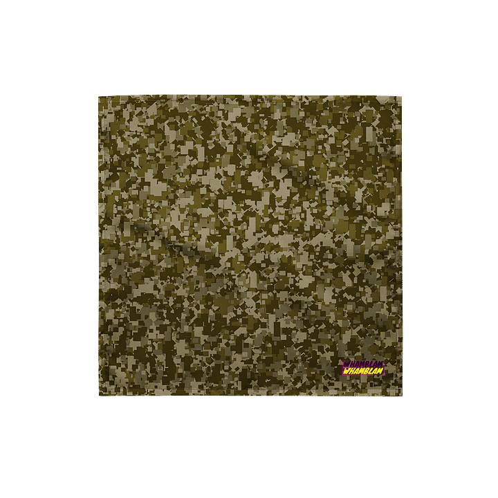 Geometric Green Camo All-Over Bandana product image (1)