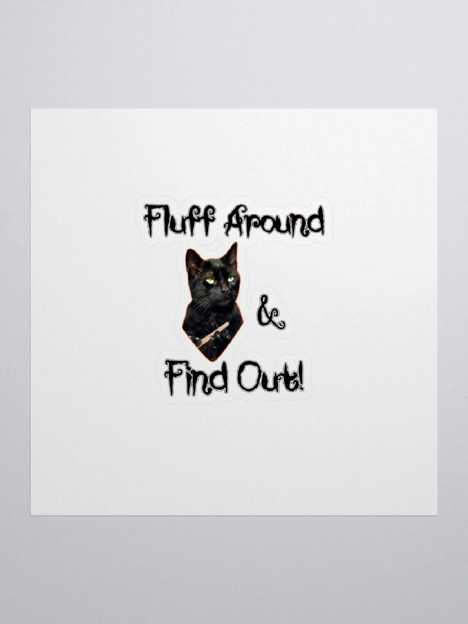 Fluff Around Sticker product image (3)