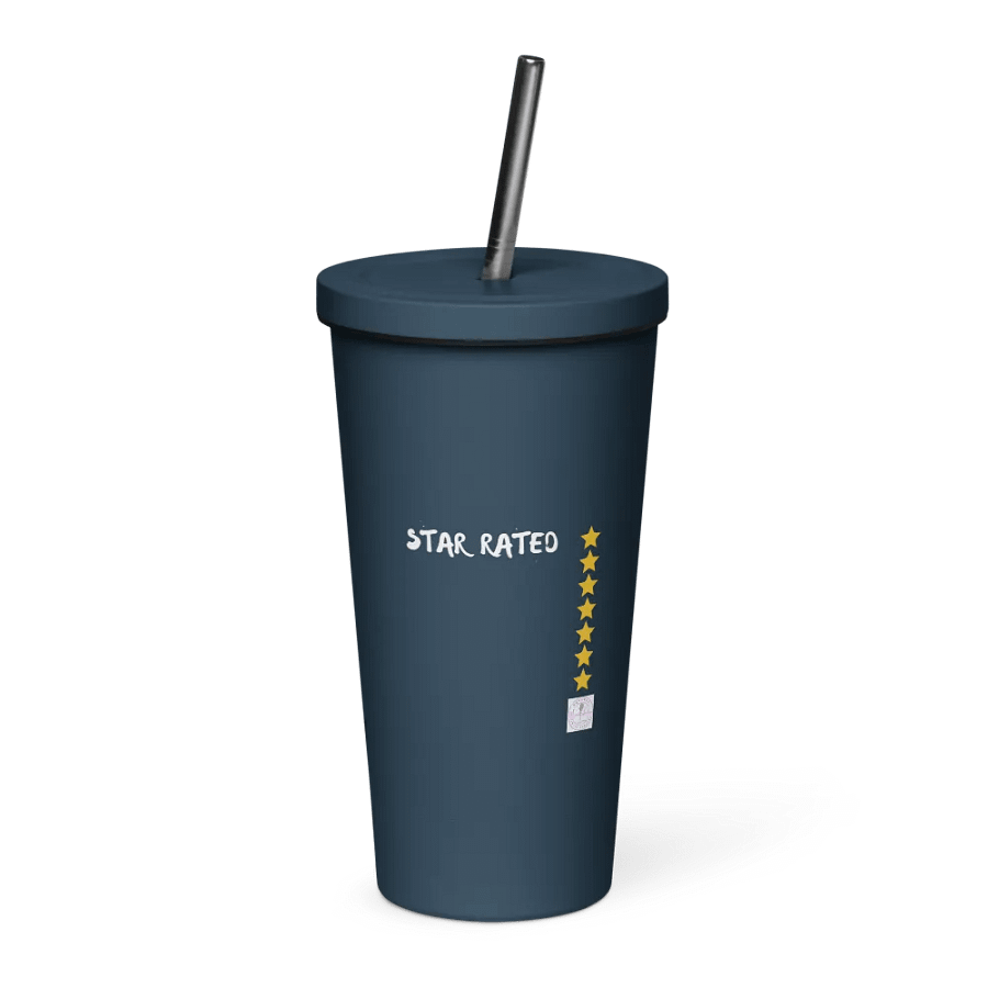 Star Rated Insulated Tumbler with Straw product image (2)