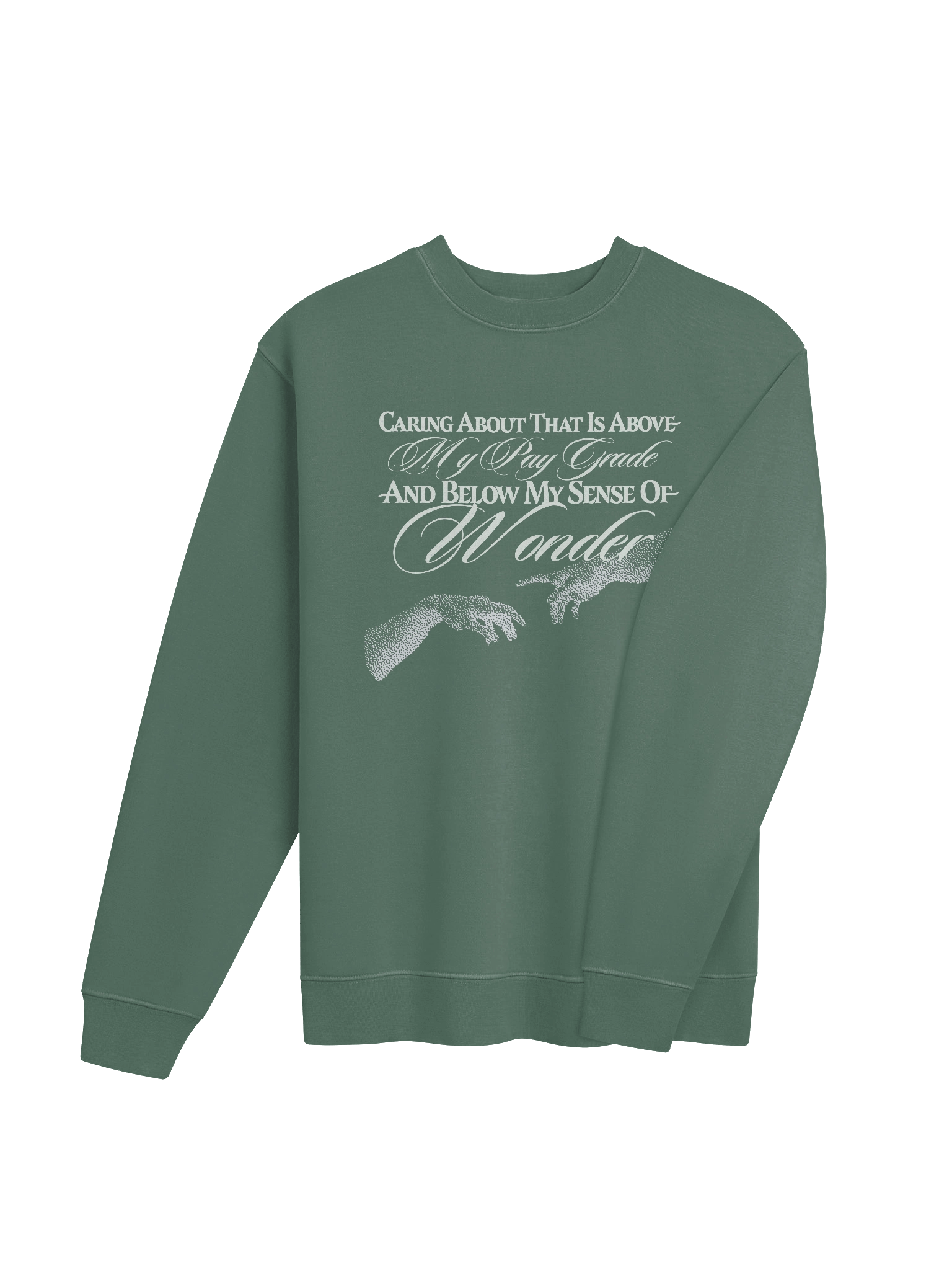 Caring Is Above My Pay Grade Premium Crewneck product image (4)