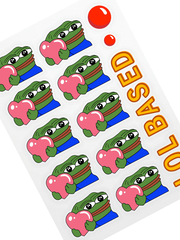 Stickers! - Pepe Love Pack product image (1)