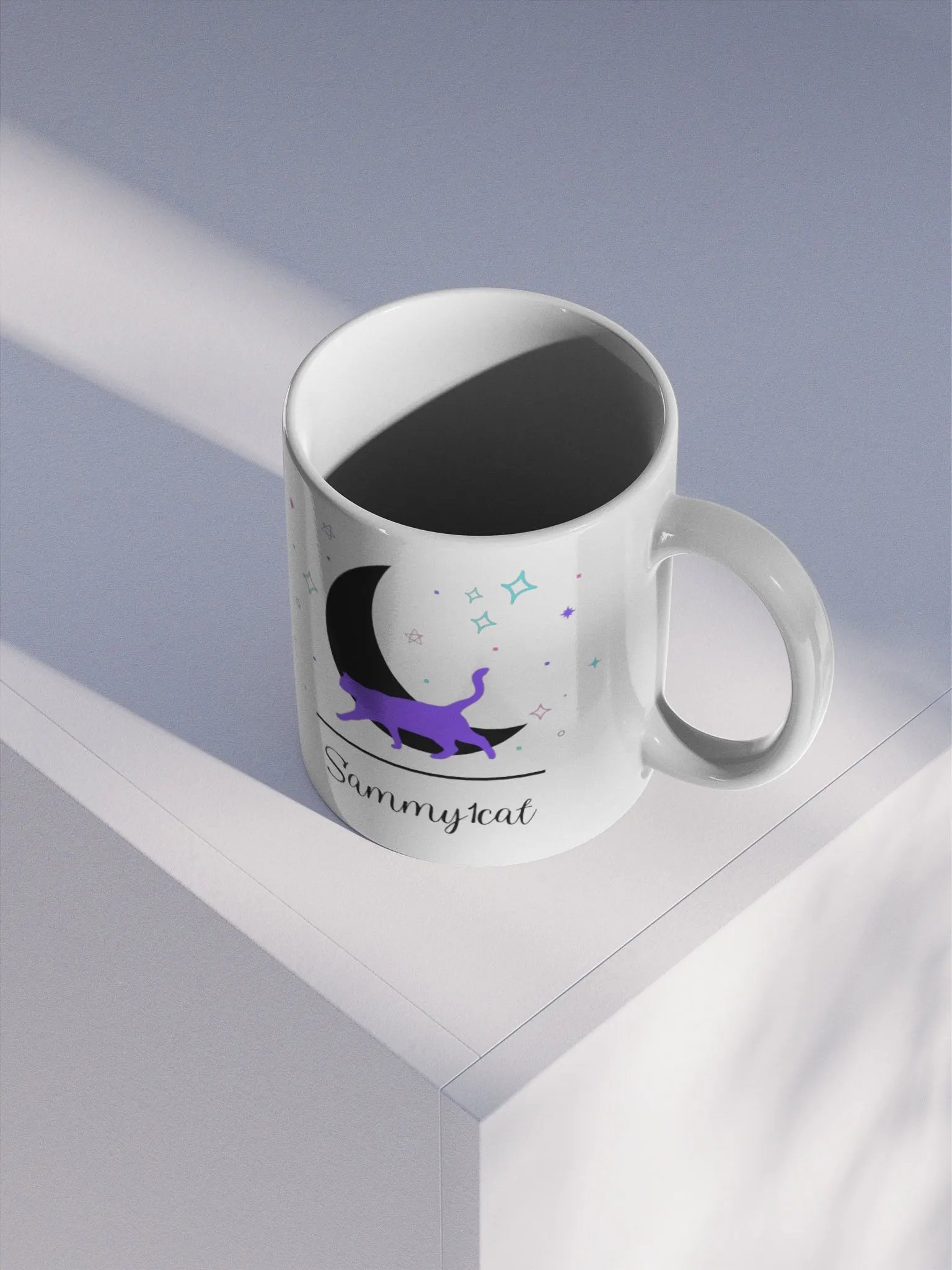 Sammy1cat logo mug product image (3)