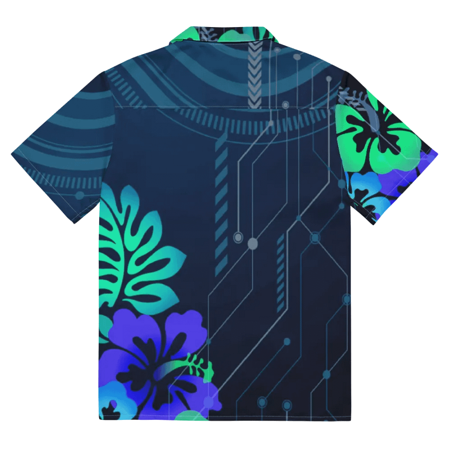 Bloom 'n Byte Full Button Up Overshirt product image (10)