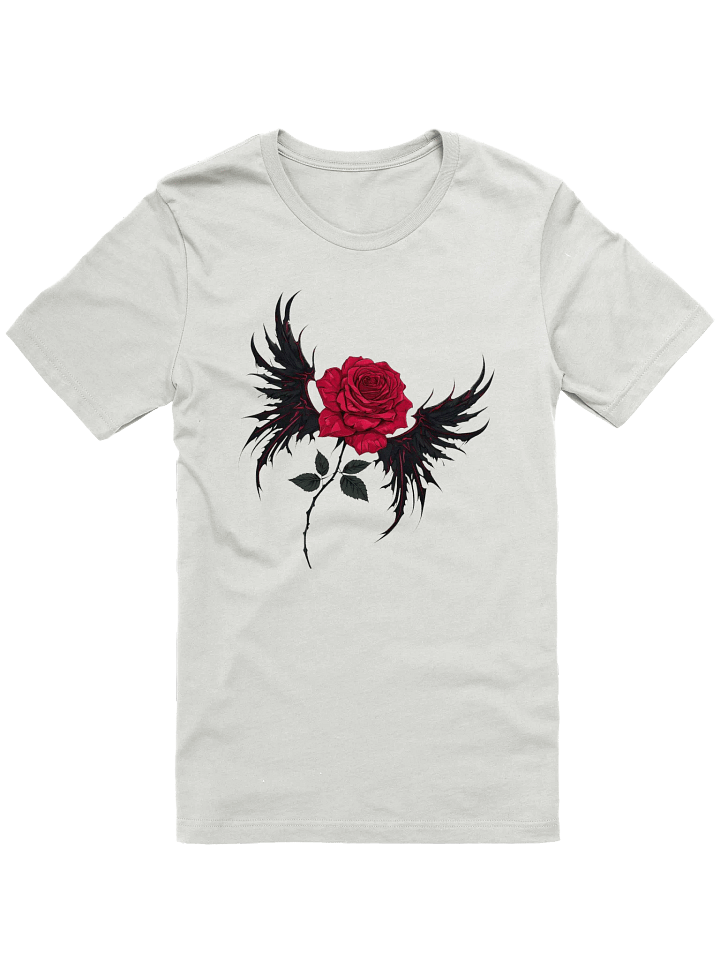 Crimson Rebellion – Winged Rose Tee, Iconic Soft Tee: Bella+Canvas Supersoft T-Shirt product image (1)