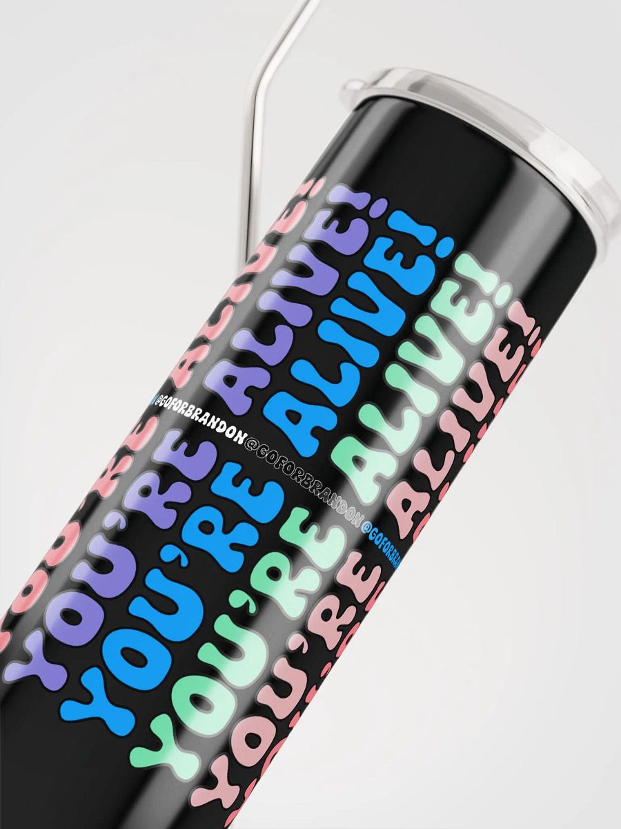 You're Alive! 20oz Tumbler with Metal Straw product image (5)