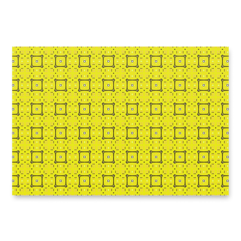 Cheerful Yellow patterned wrapping paper product image (7)