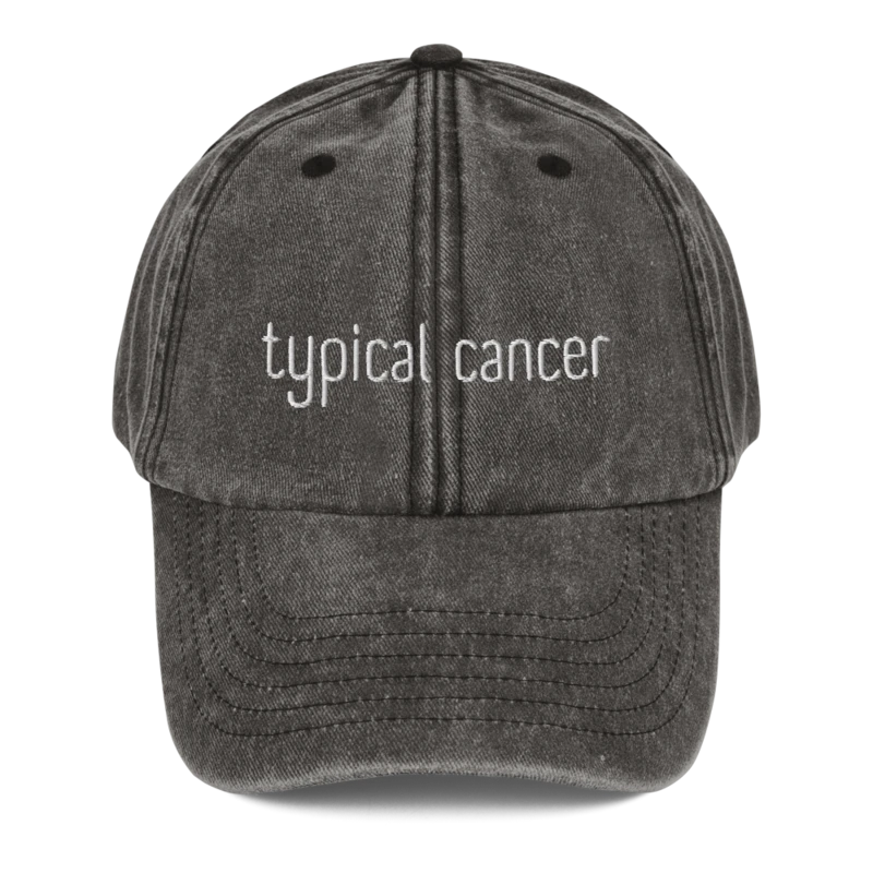 Typical Cancer Vintage Wash Dad Hat product image (1)