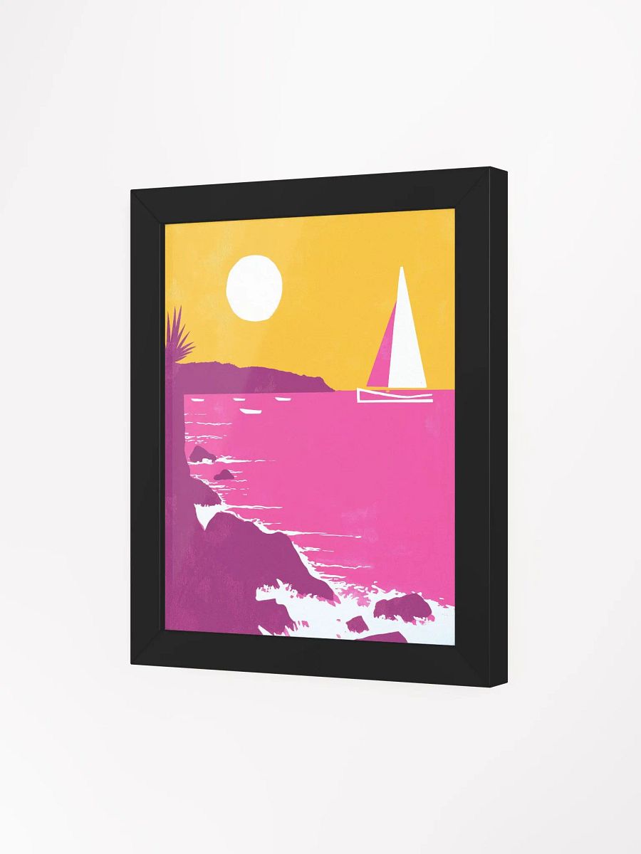 Sunset on pink lake product image (32)