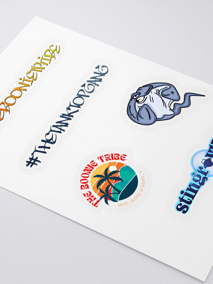 Assorted STING and BOONIE stickers product image (2)