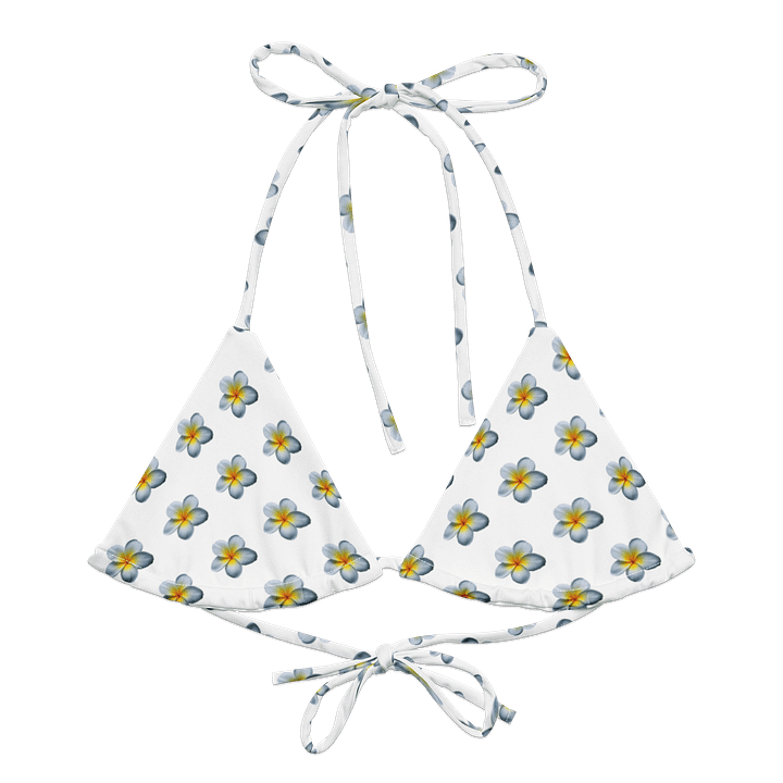 Bikini Top - Temple Flower (white) product image (2)