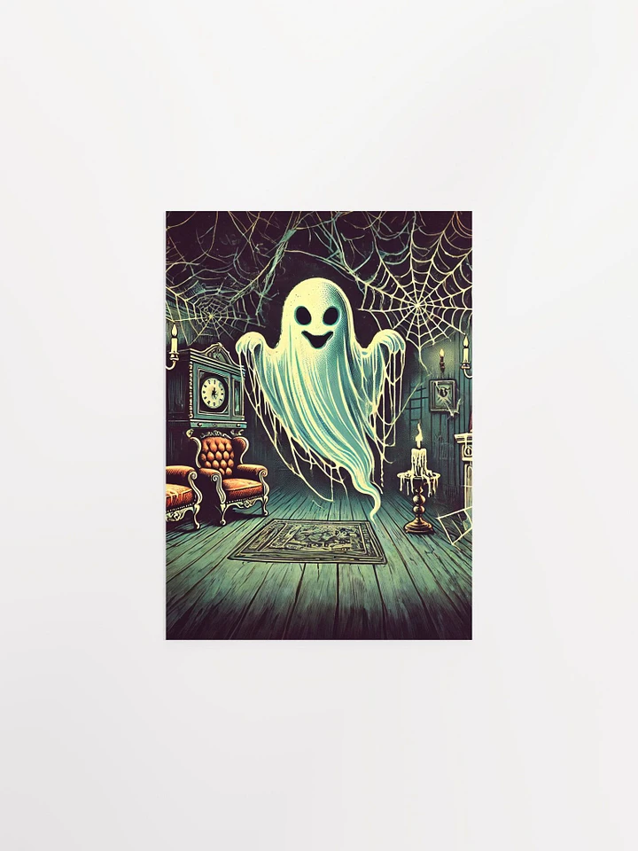 Ghost in a Haunted House Premium Matte Poster product image (5)