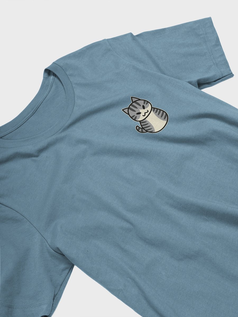 Gray Tabby and White (Off-white) Cat Unisex T-shirt product image (5)