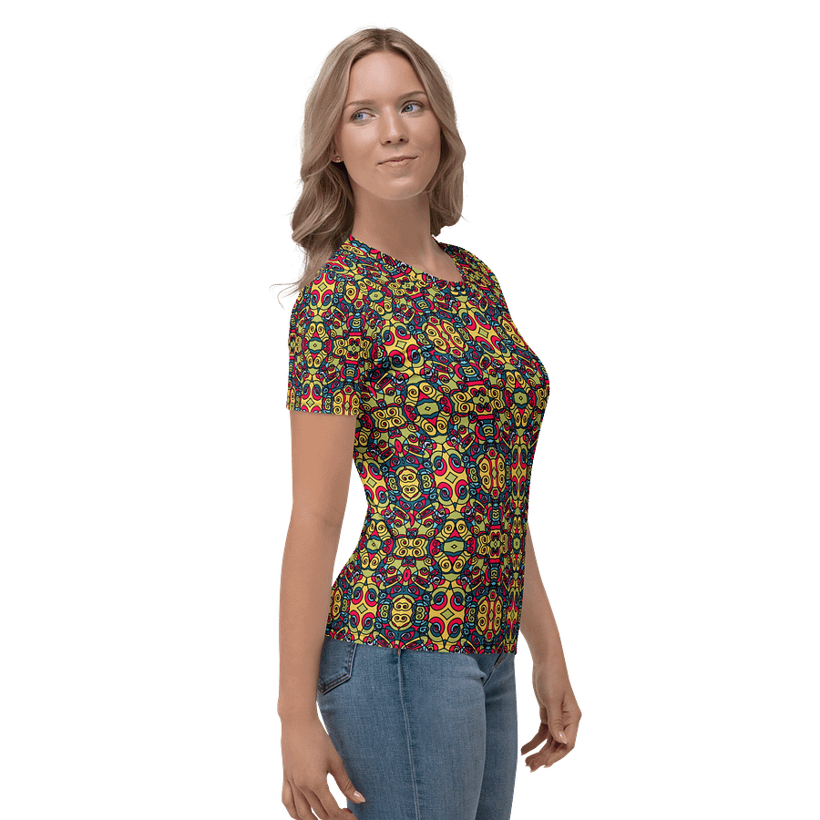 Modern Circus Town - All-Over Print Women's Crew Neck T-Shirt product image (4)