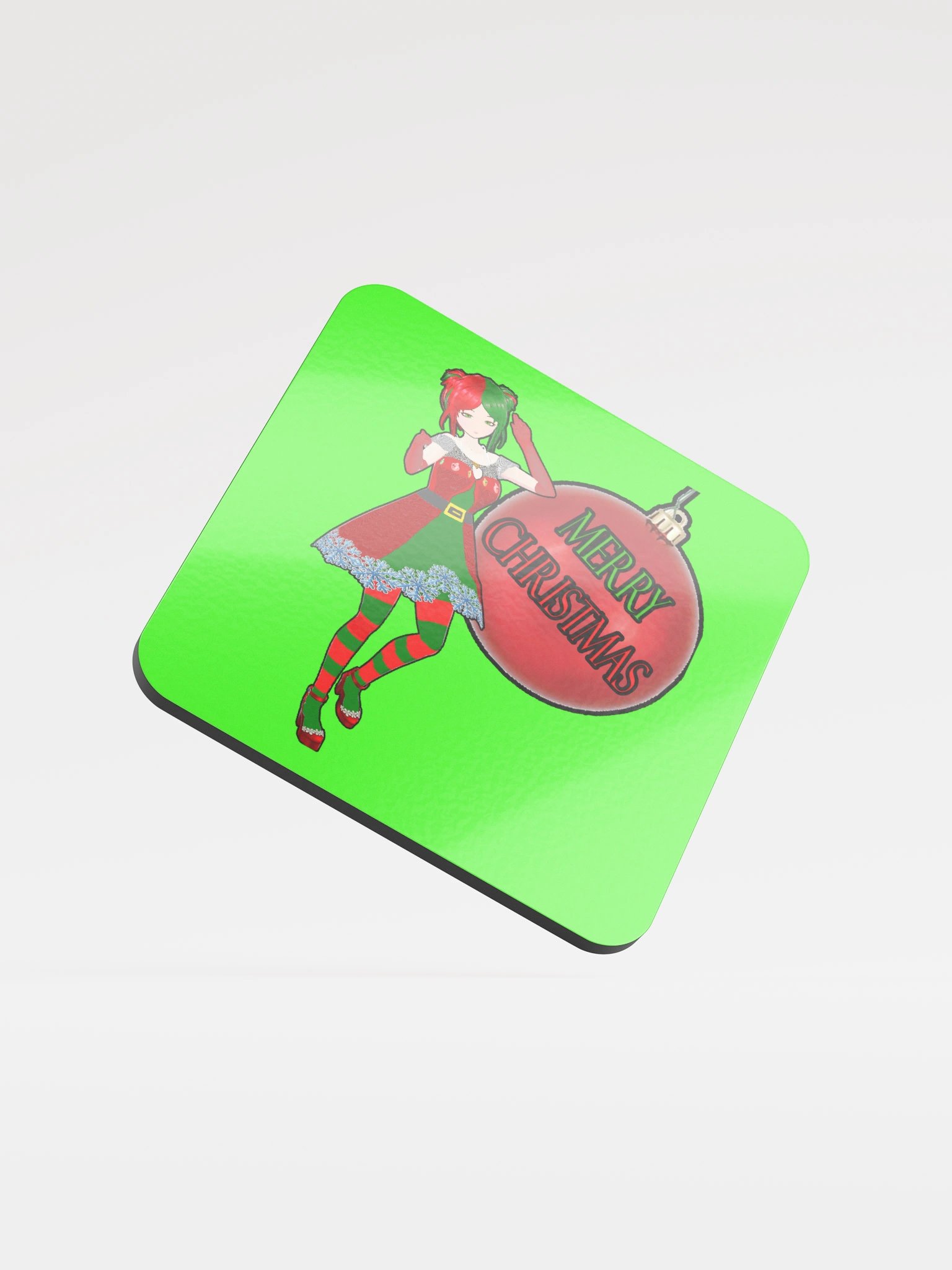 LIMITED EDITION ConfusedCoast Merry Christmas Drink Coaster product image (1)