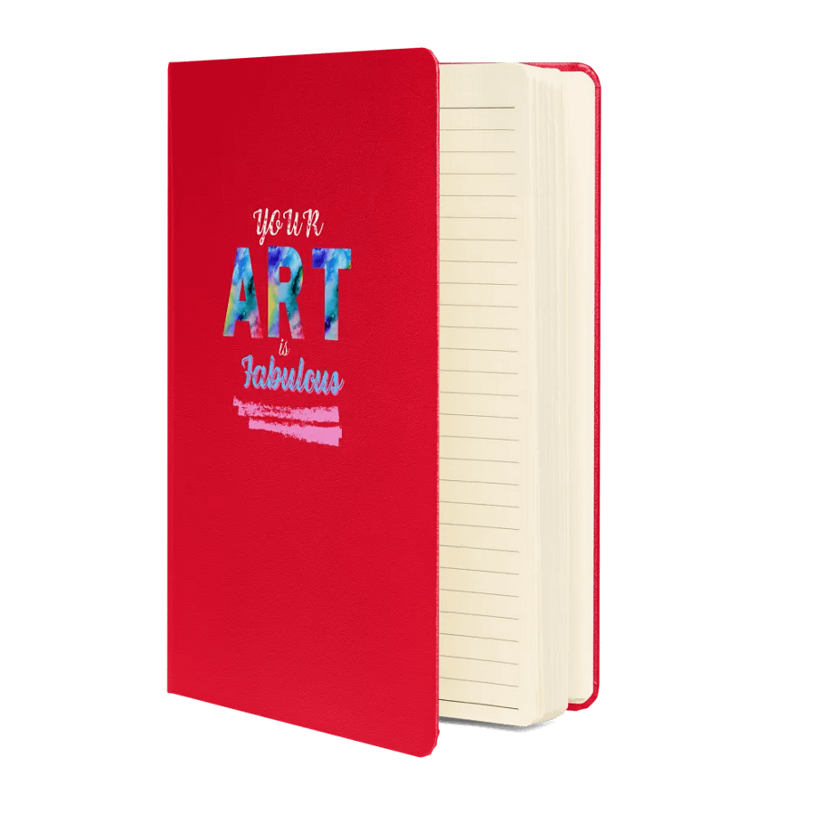 Vibrant ART Fabulous Hardcover Notebook For art students moms daughters friends art teachers product image (3)