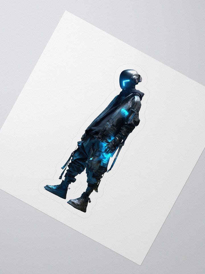Cyberpunk Glow Kiss Cut Stickers product image (2)