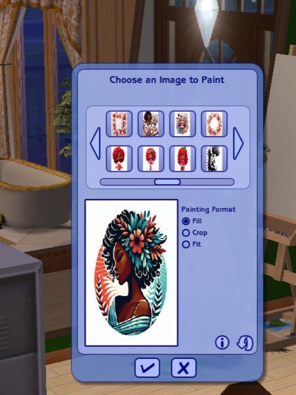 Sims 2 Custom Painting Collection 1 | African American | Makeup Art product image (3)