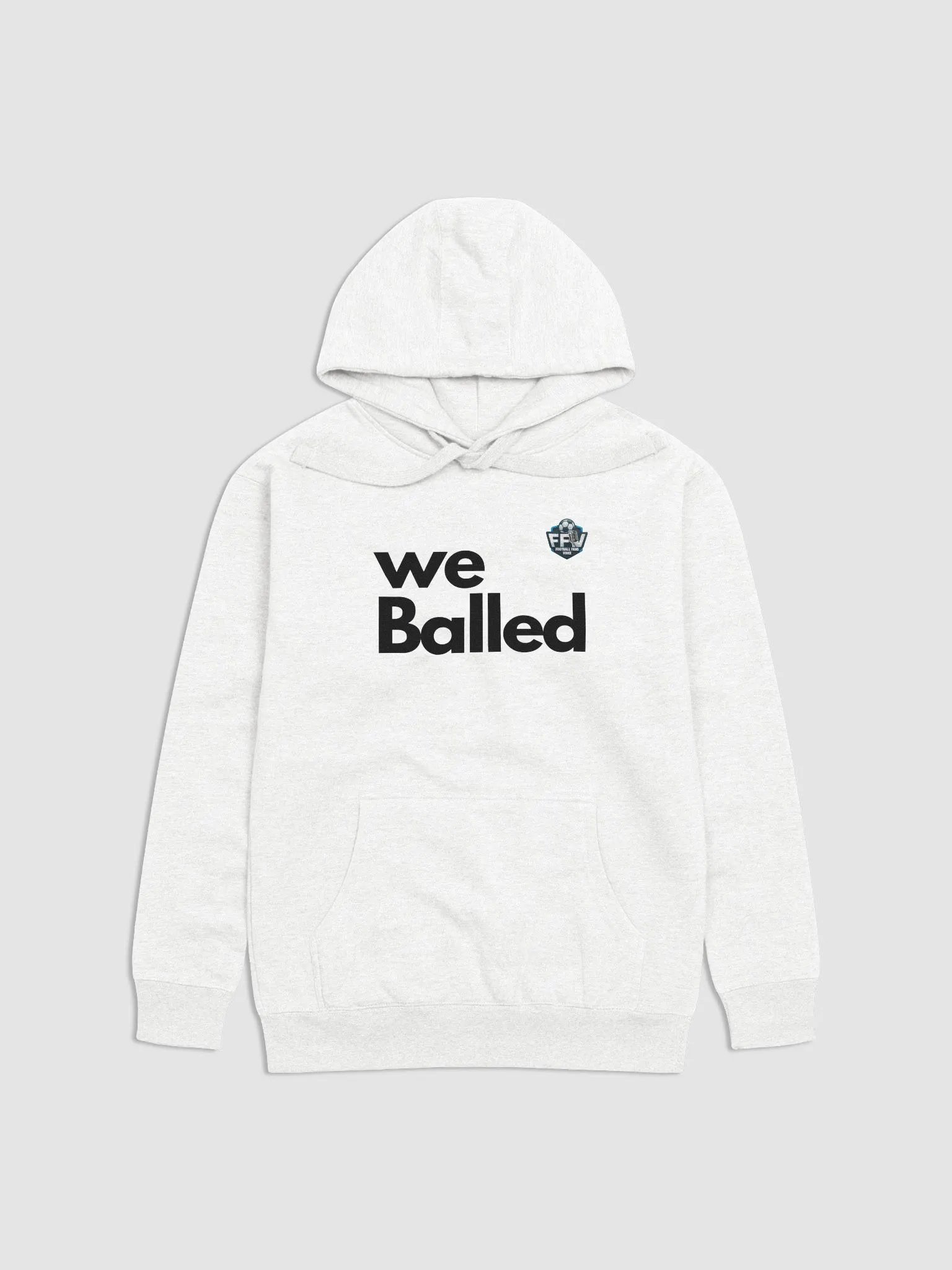 We Balled Unisex Hoodie White product image (1)