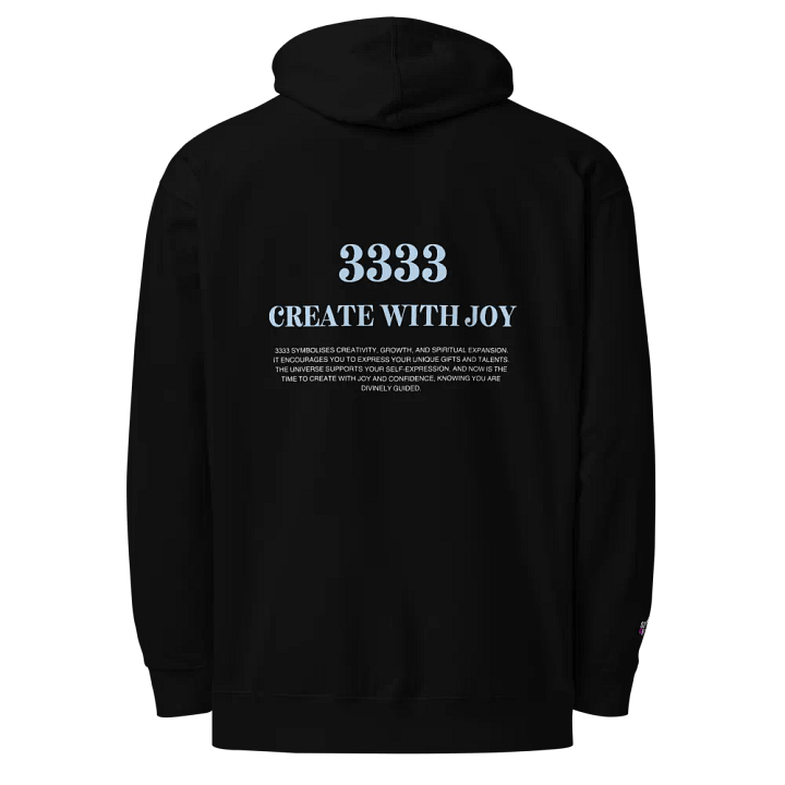 3333 Create with Joy Unisex Hoodie – Express Your Creative Gifts product image (1)