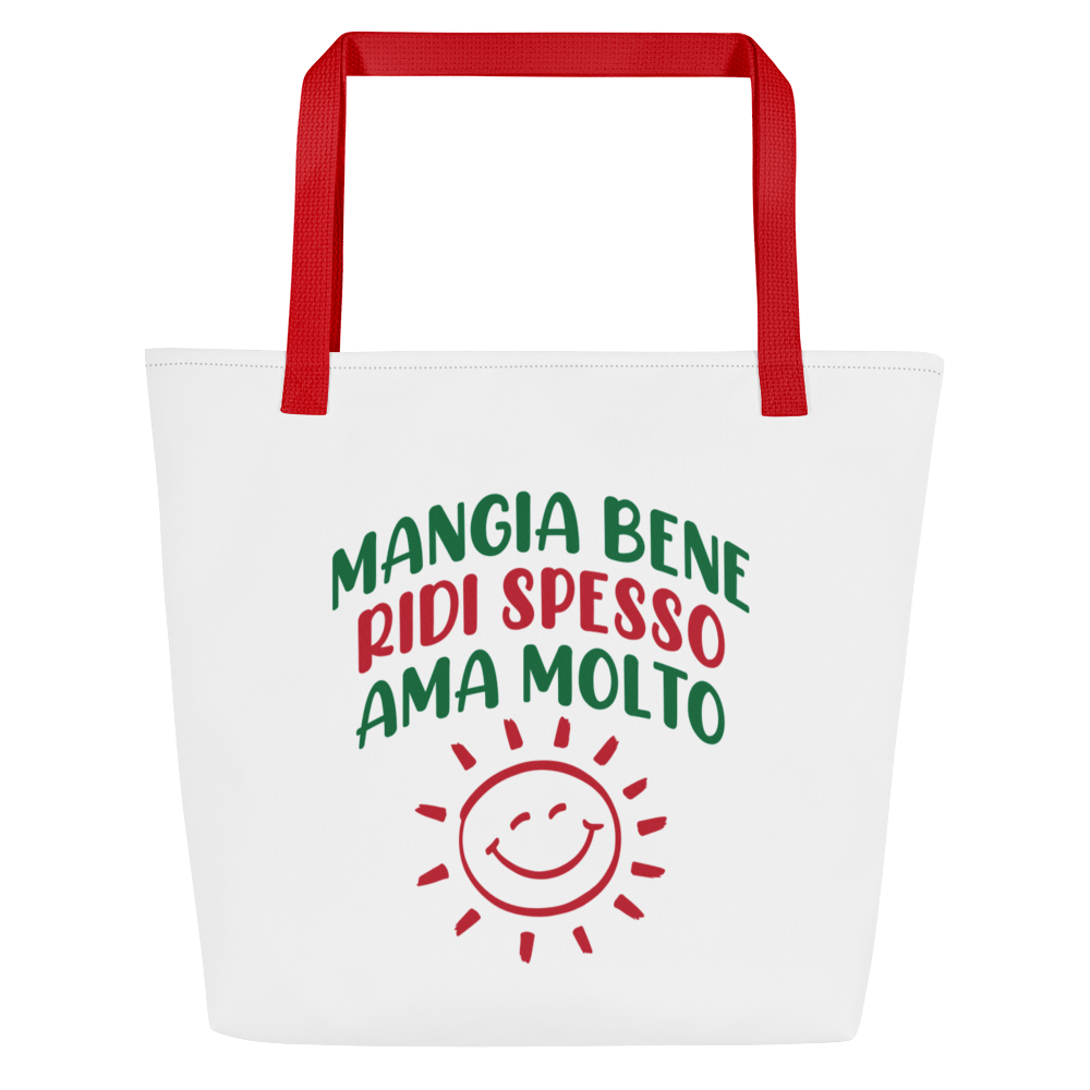 Mangia Bene Ridi Spesso Ama Molto Tote Bag product image (4)