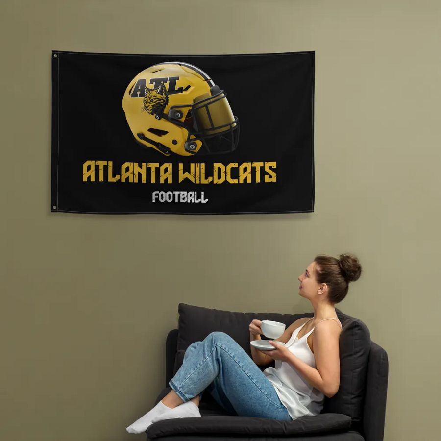 Atlanta Wildcats Team Flag product image (12)