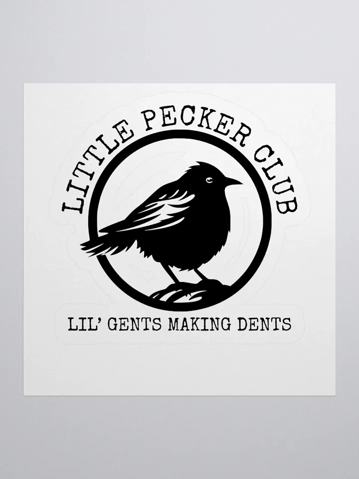 Little Pecker Club Lil' Gents Making Dents Sticker product image (1)