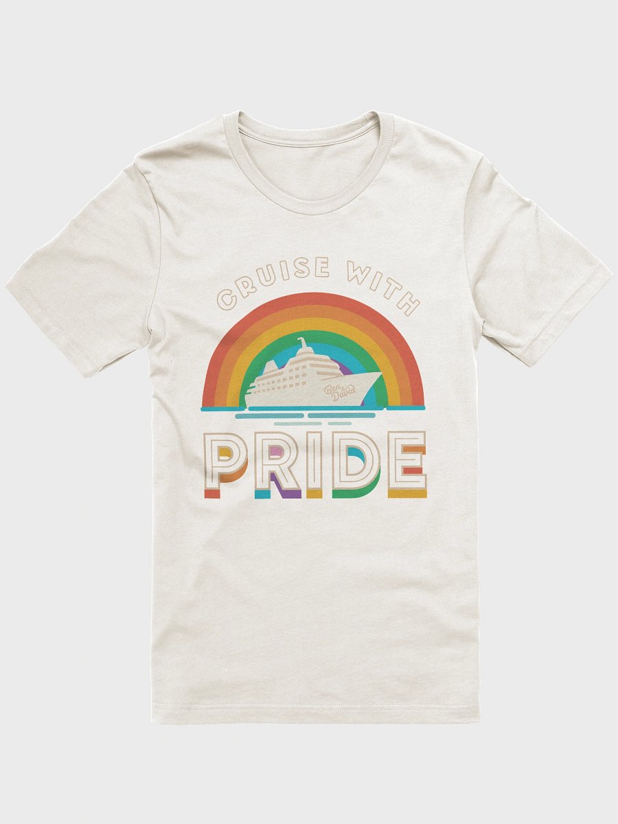 Women's Cruise with Ben and David Rainbow Pride T-Shirt - Natural product image (5)
