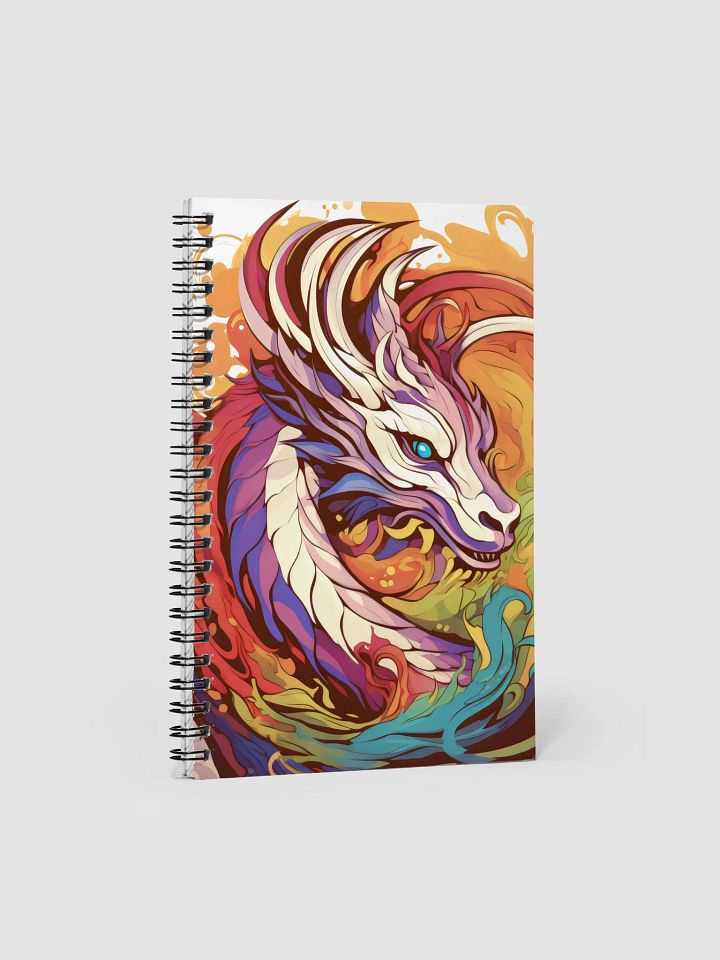 Psychedelic Dragon Dreams Spiral Notebook product image (1)