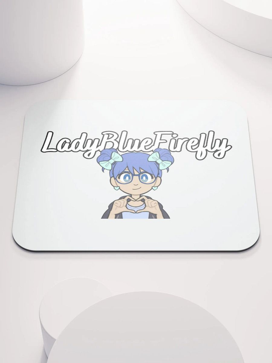 LadyBlueFirefly PNG Hand Heart Mouse Pad product image (1)