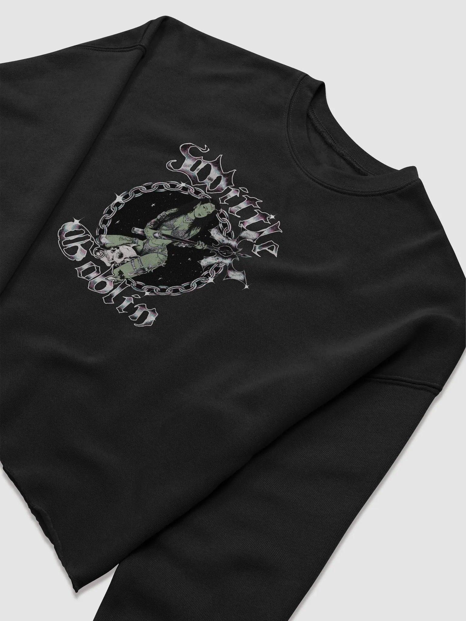 Witty Warrior Cropped Sweatshirt product image (5)