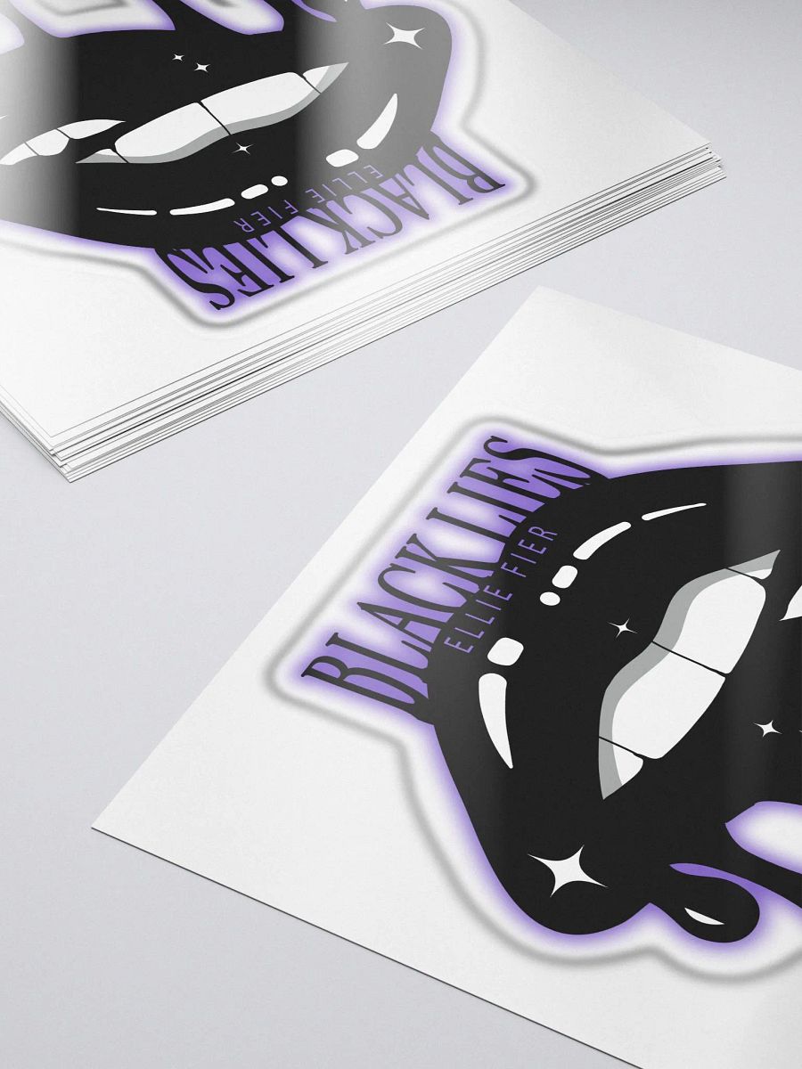 BLACK LIES Sticker product image (5)