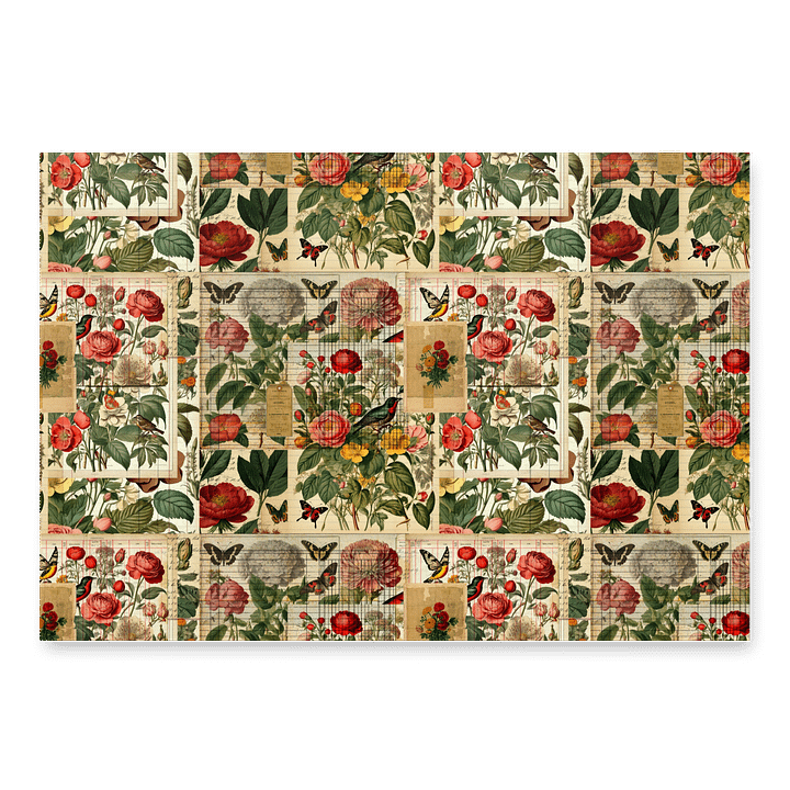 Edward Martin Mixed Media Collage Sheets No.421-Set of 3 Different Papers product image (2)
